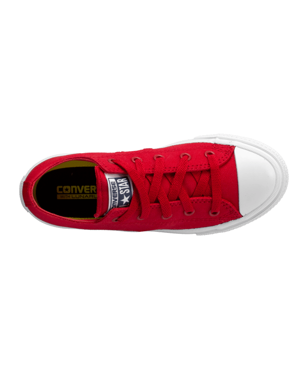 Converse Chuck Taylor AS II OX Sneaker Kids Rot - rot