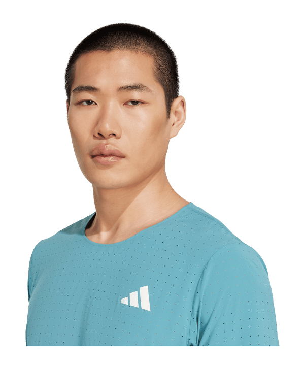 adidas Adizero Running T-Shirt Blau - blau