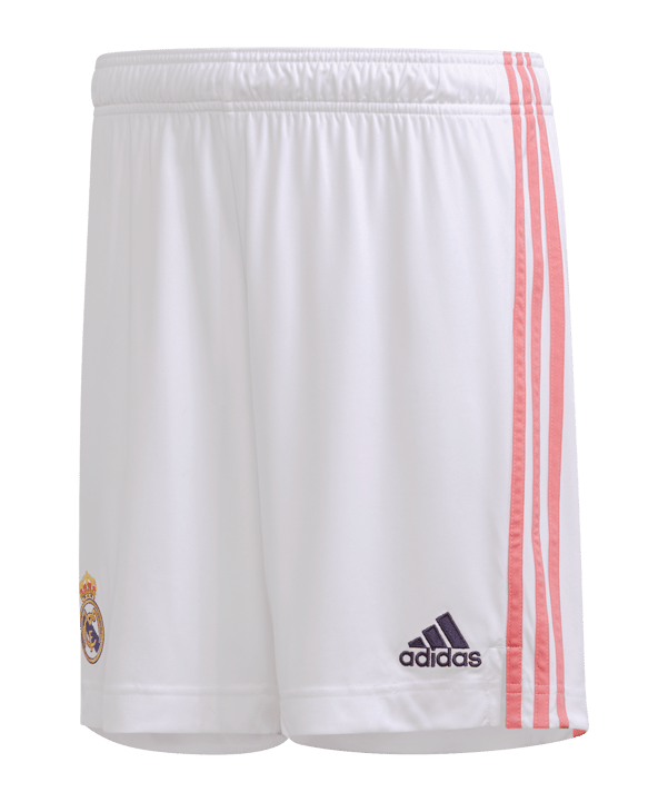 adidas Real Madrid Short Home 2020/2021 Weiss - weiss