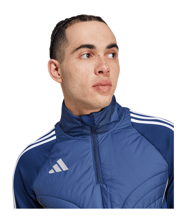 adidas Tiro 24 Trainingsjacke Blau - blau