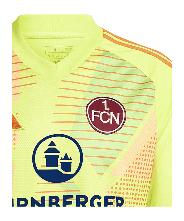 adidas 1.FC Nürnberg TW-Trikot 2024/2025 Gelb - gelb