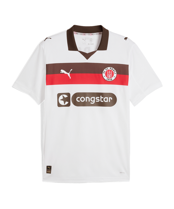 PUMA FC St. Pauli Trikot Away Weiß F02 - weiss