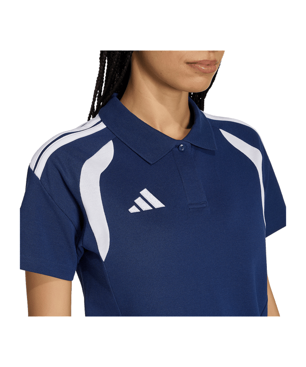 adidas Tiro 26 League Polo Damen Dunkelblau - blau