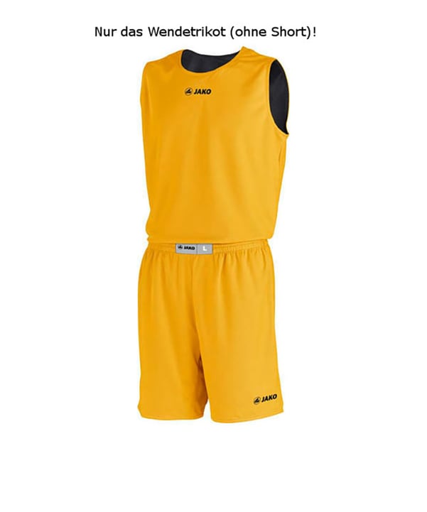 JAKO Wendetrikot Change Active Gelb Schwarz F03 - schwarz