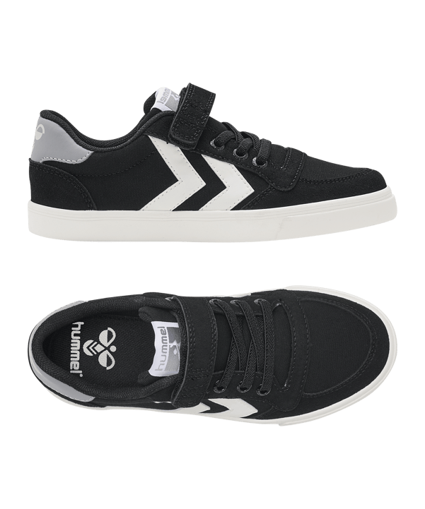 Hummel Slimmer Stadil Low Kids Schwarz F2001 - schwarz