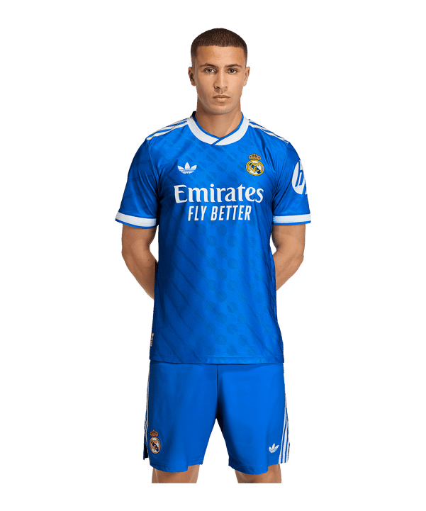 adidas Real Madrid Authentic Trikot 3rd 2025/2026 Blau - blau