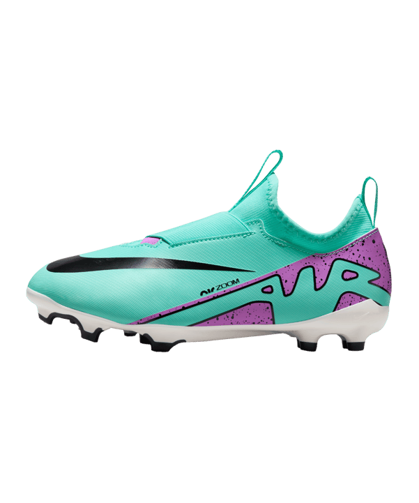 Nike Jr Air Zoom Mercurial Vapor XV Academy FG/MG Peak Ready Kids Grün Pink Schwarz F300 - gruen
