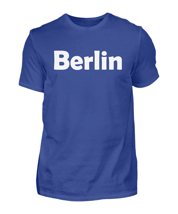 T-Shirt "Berlin" Blau - blau