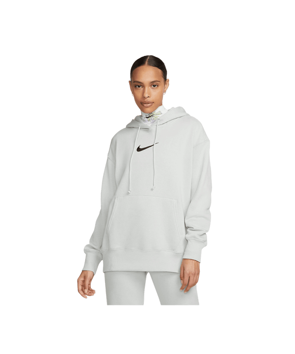 Nike Phoenix Fleece Hoody Damen Silber F034 - silber