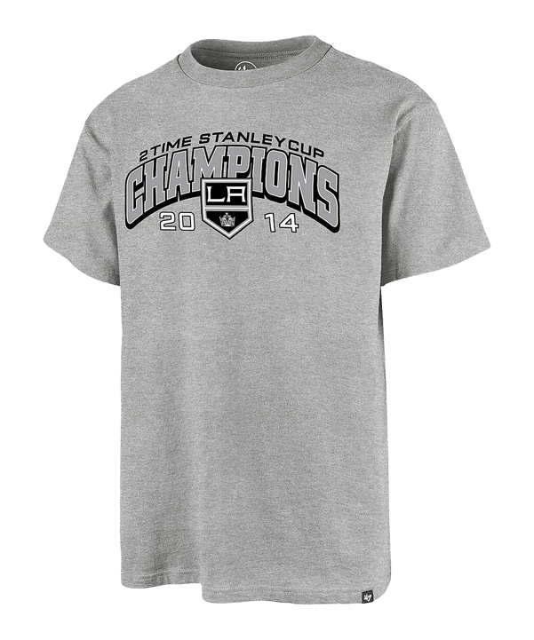 '47 Brand LA Kings Backer 47 ECHO T-Shirt Braun - grau