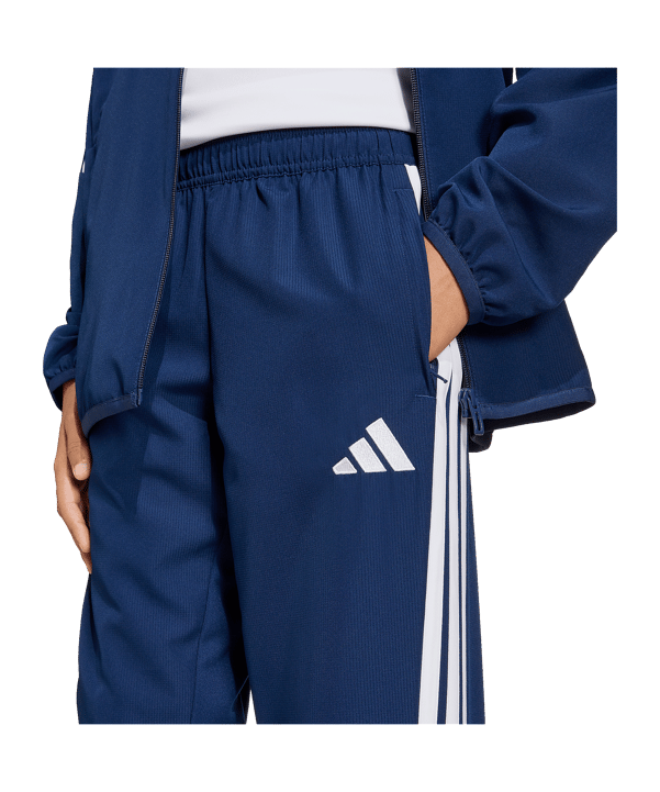 adidas Tiro 26 League Präsentationshose Kids Dunkelblau - weiss