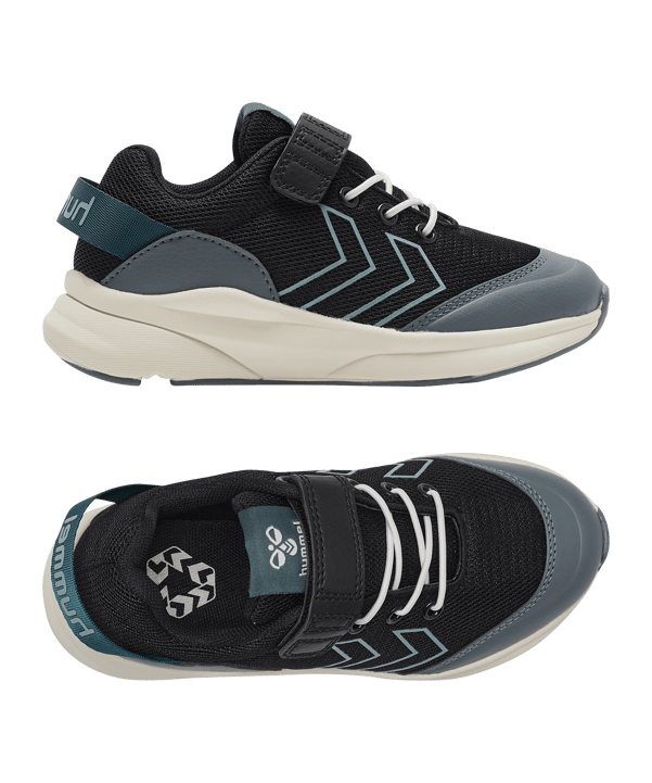 Hummel Reach 250 Recycled Sneaker Kids Schwarz F2001 - schwarz