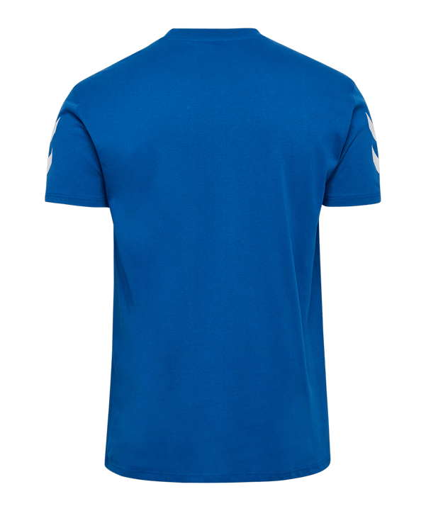 Hummel Go 2.0 Chevron T-Shirt Blau F7045 - blau