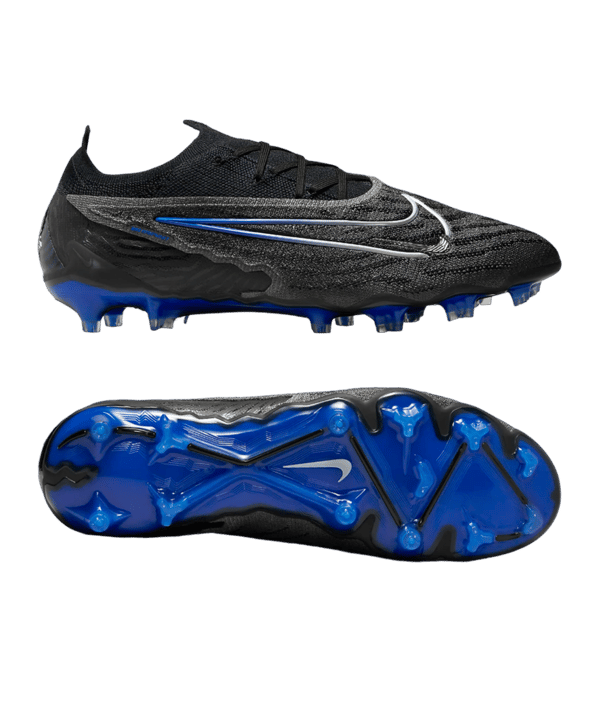 Nike Phantom GX Elite FG Shadow Schwarz Silber Blau F040 - schwarz