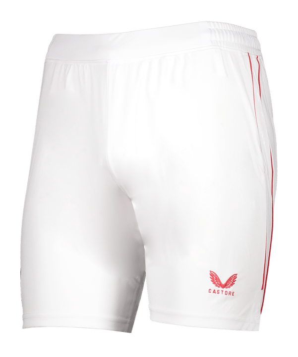 Castore FC Sevilla Short Home 2023/2024 Kids Weiss Rot F029 - weiss