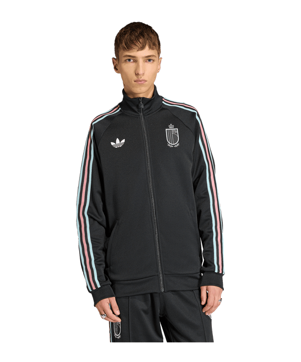 adidas KBVB Belgien Originals Jacke Schwarz - schwarz