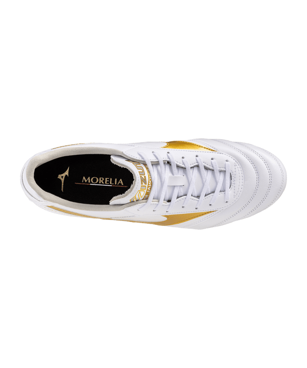Mizuno Morelia II Pro AG Bright Gold Weiß F50 - weiss