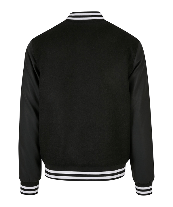 Urban Classic Big U College Jacke Schwarz - schwarz