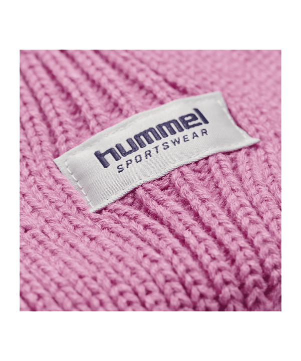 Hummel Heavy Rib Knit Beanie Kids Rosa F3203 - rosa