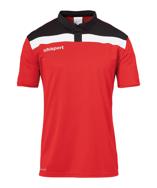 uhlsport Offense 23 Poloshirt Rot Schwarz F04