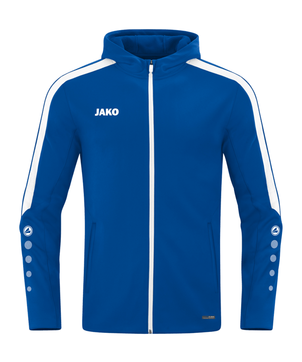 JAKO Power Kapuzenjacke Kids Blau F400 - blau