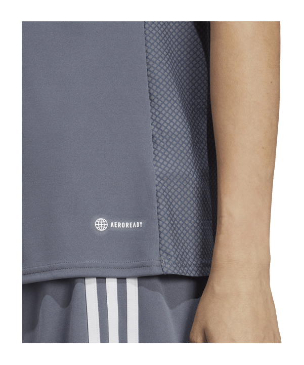 adidas Tiro 23 Trikot Damen Grau Weiss - grau