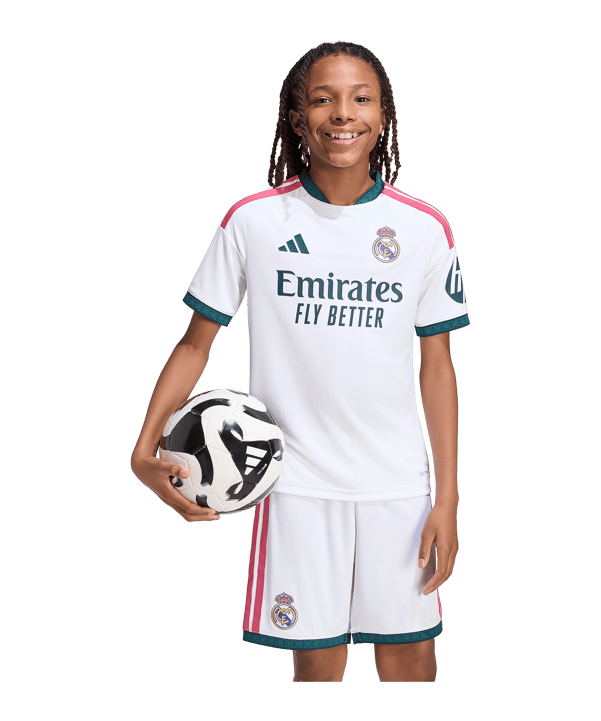 adidas Real Madrid Maillot Home 2026/2027 Enfants Blanc - blanc