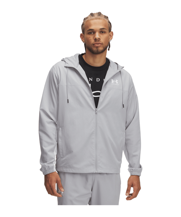 Under Armour Rival Woven Windjacke Grau F011 - grau