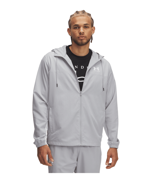 Under Armour Rival Woven Windjacke Grau F011