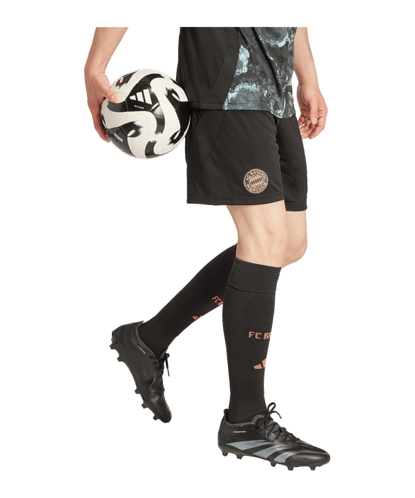 adidas FC Bayern München Short Away Schwarz - schwarz