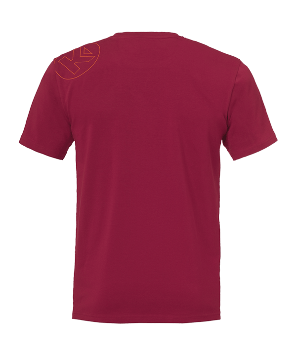 Kempa Graphic T-Shirt Kids Dunkelrot F11 - rot
