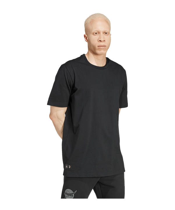 adidas Juventus Turin NASA T-Shirt Schwarz - schwarz