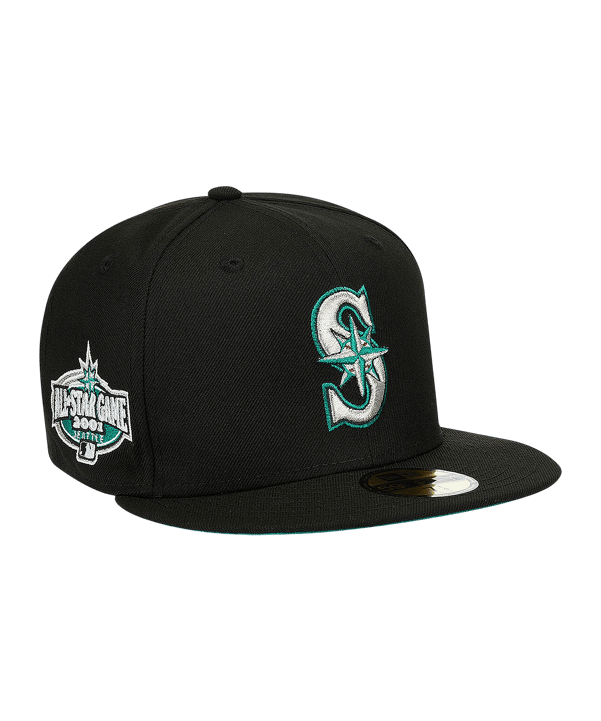 New Era Seattle Mariners 2001 59Fifty Cap Schwarz - schwarz