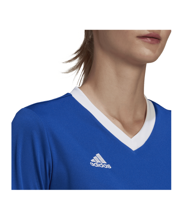 adidas Entrada 22 Trikot Damen Blau Weiss - blau