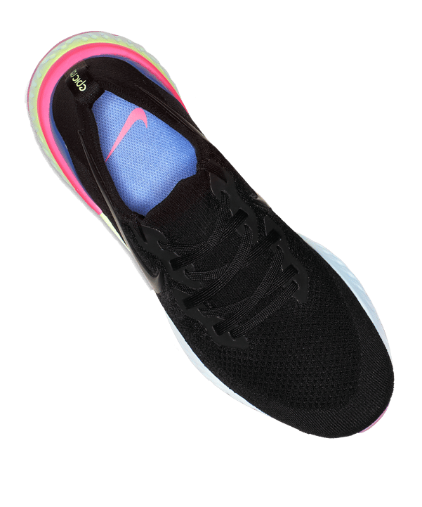 Nike Epic React Flyknit 2 Running Schwarz F003 - schwarz