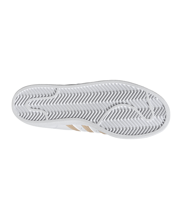 adidas Originals Superstar Damen Weiss Orange - weiss