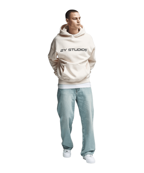 2Y Studios Adrik Basic Baggy Jeans Hose Blau - blau