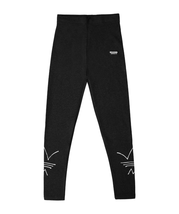 adidas Originals Leggings Damen Schwarz - schwarz