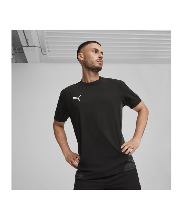 PUMA teamFINAL Trikot Schwarz Weiss Grau F03 - schwarz