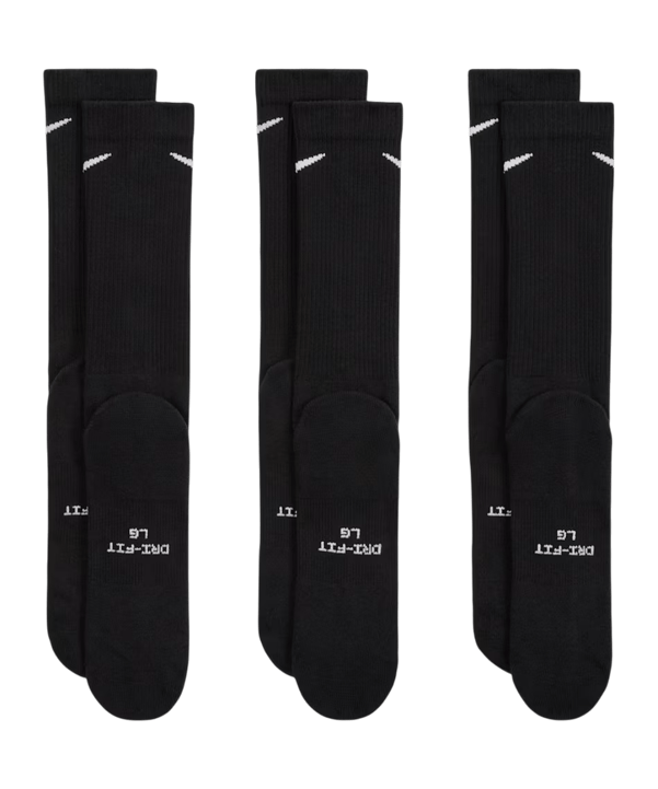 Nike Everyday Elevated Crew 3er Pack Socken Mehrfarbig - mehrfarbig