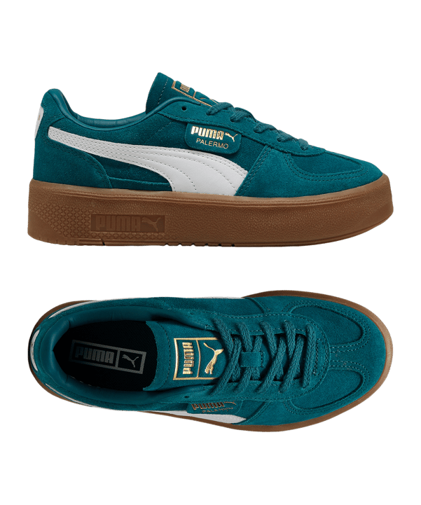 PUMA Palermo Elevata Sneaker Damen Grün F02 - gruen