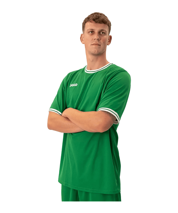 JAKO Center 2.0 Shooting Shirt Grün Weiss F06 - gruen