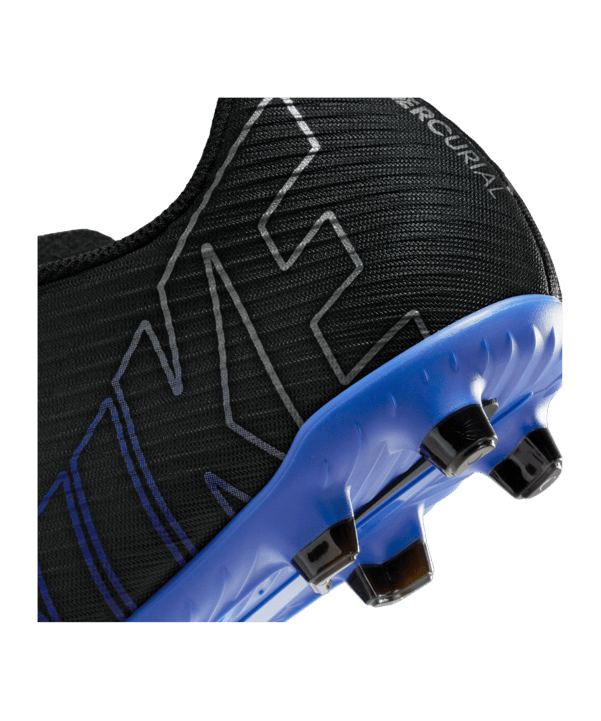 Nike Air Zoom Mercurial Vapor XV Club FG/MG Shadow Schwarz Silber Blau F040 - schwarz
