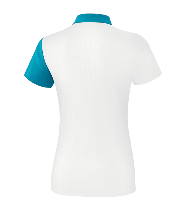 Erima 5-C Poloshirt Damen Weiss Blau - weiss