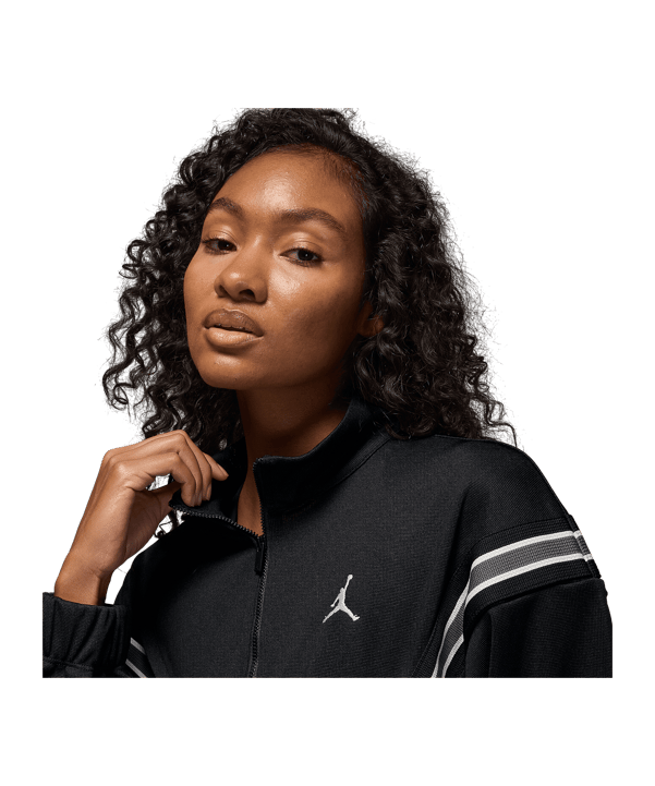 Jordan Brooklyn Trainingsjacke Damen Schwarz F010 - schwarz