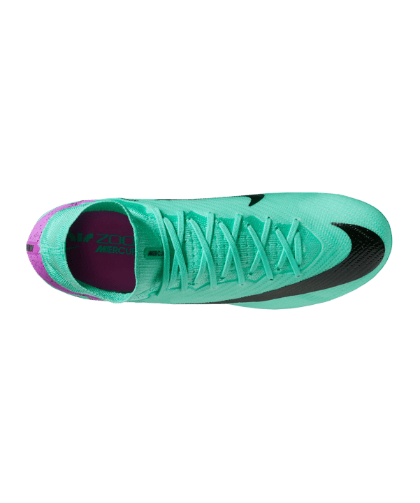 Nike Air Zoom Mercurial Superfly IX Elite SG-Pro AC Peak Ready Grün Pink Schwarz F300 - gruen