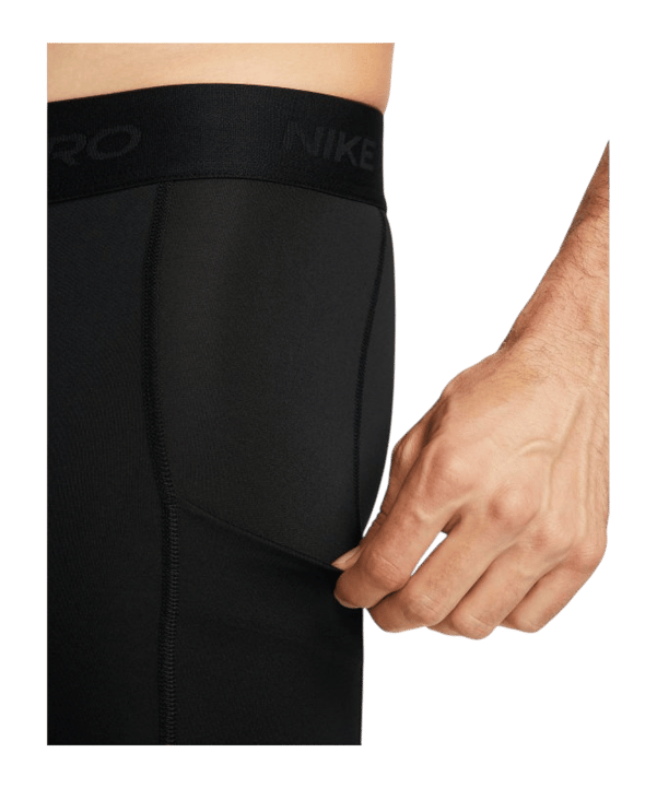 Nike Pro Training Tight Schwarz Weiss F010 - schwarz