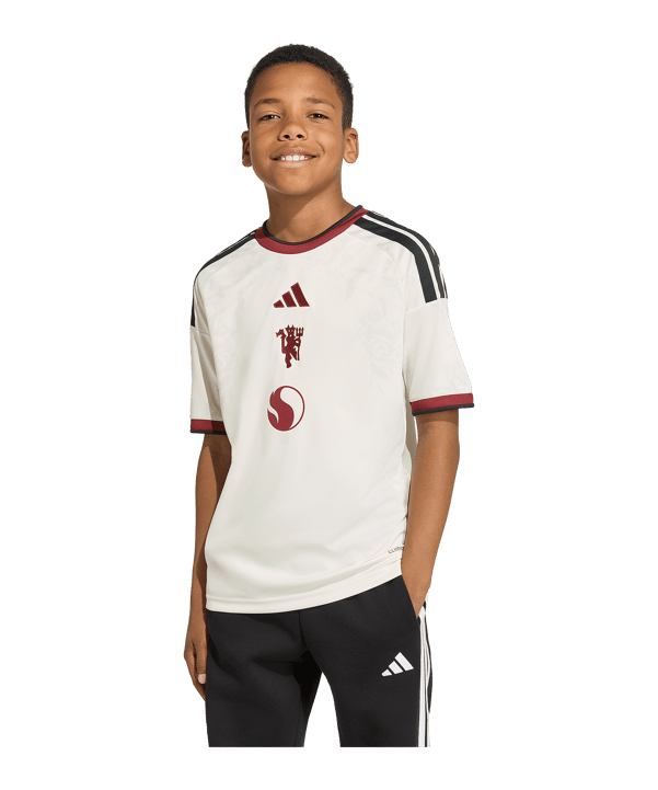 adidas Manchester United Maglietta 3rd 2026/2027 Bambini Beige - beige