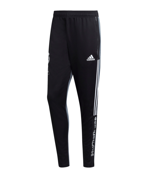 adidas Real Madrid Human Race Trainingshose Schwarz - schwarz