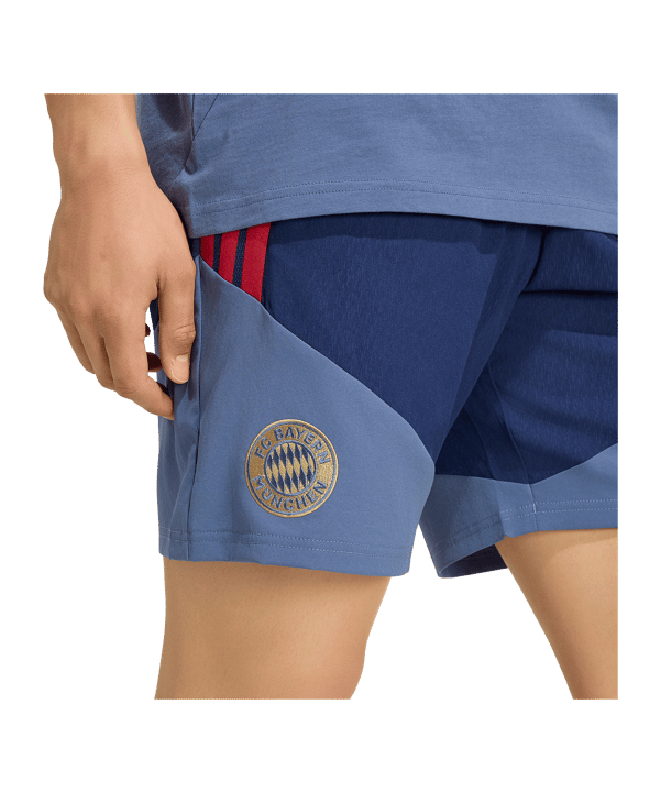 adidas FC Bayern München Downtime Short Blau - blau